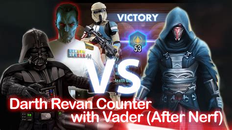 3% Kylo Ren (Unmasked) <strong>Counters</strong>. . Darth revan counter 3v3